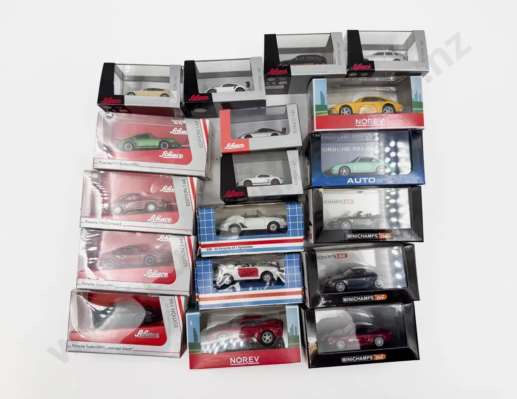 Mixed Manufacture Boxed Porsche Models Image 1++