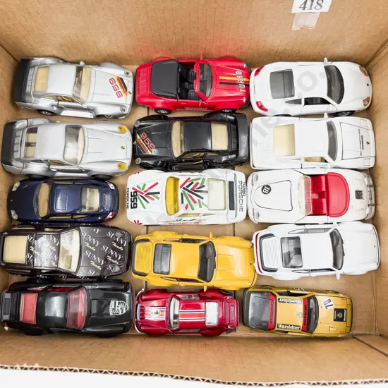 Mixed Manufacture Unboxed Porsche Models