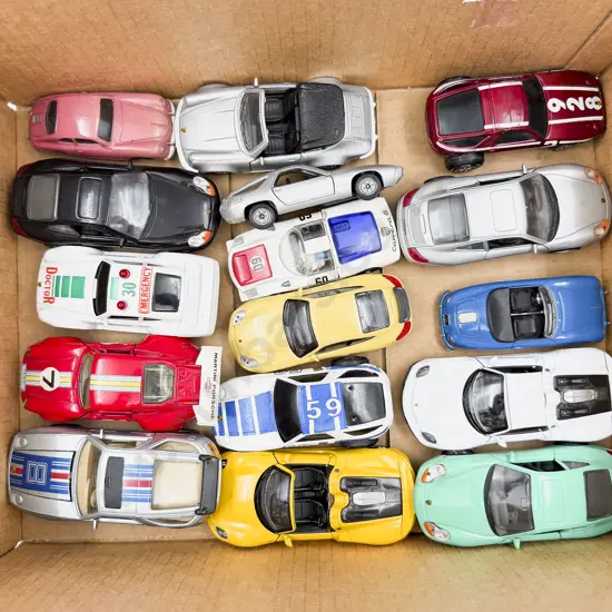 Mixed Manufacture Unboxed Porsche Models