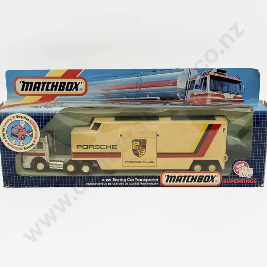 Boxed Matchbox Superking K-159 Racing Car Transporter