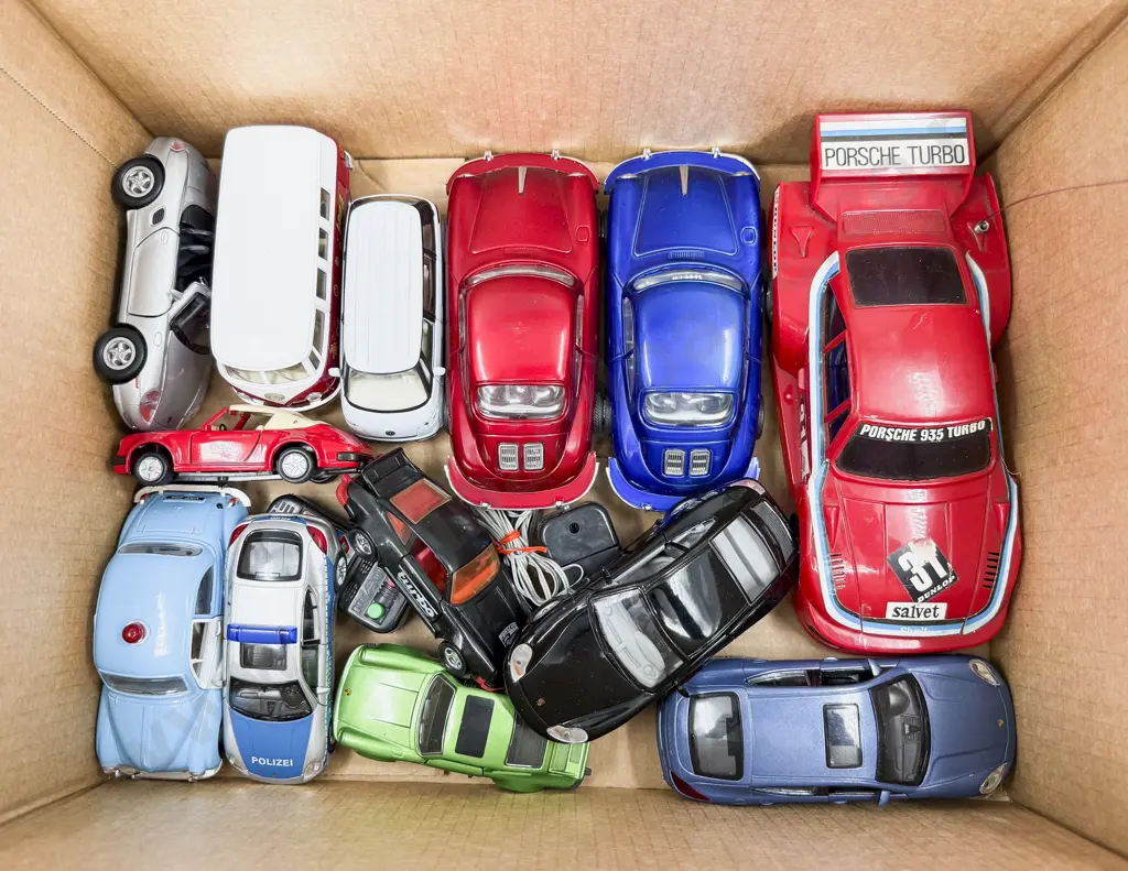 Collection Unboxed Mixed Manufacture Porsche Models Image 1++
