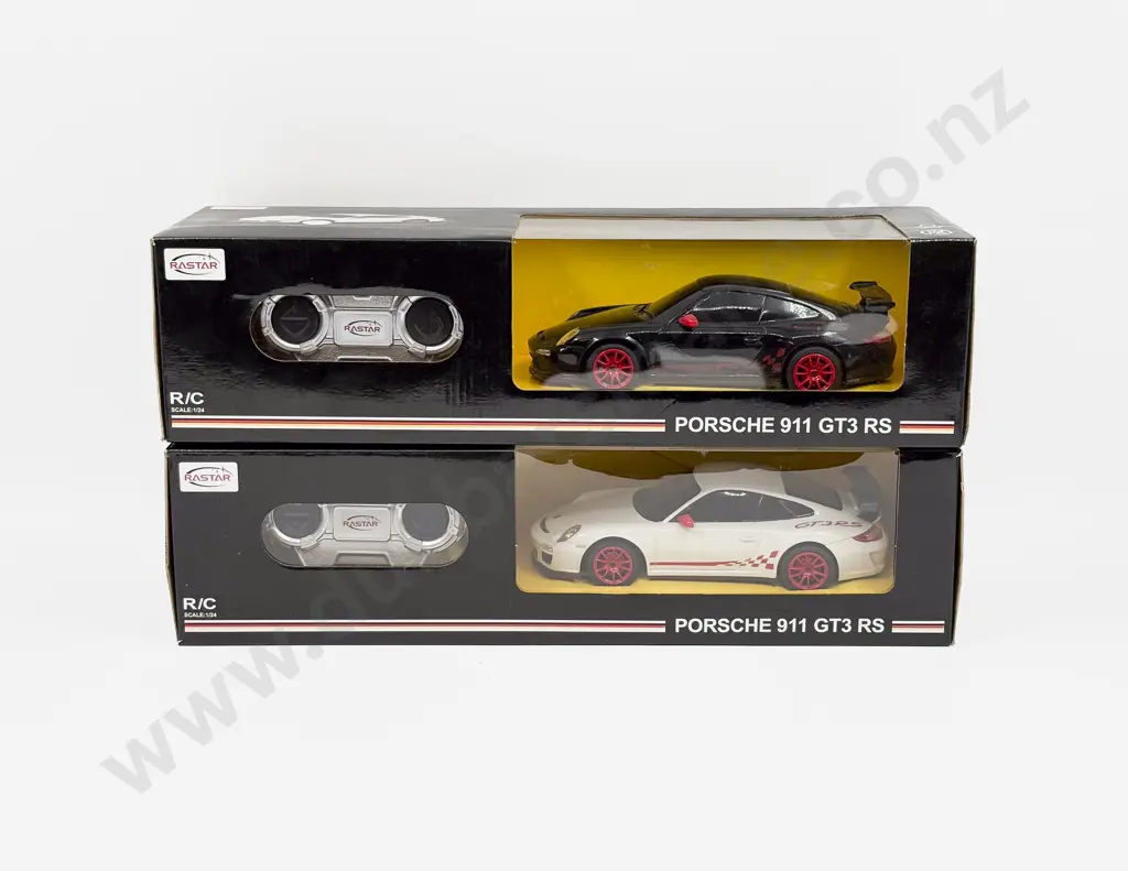 Two Boxed Rastar 1:24 Scale Porsche Models Image 1++