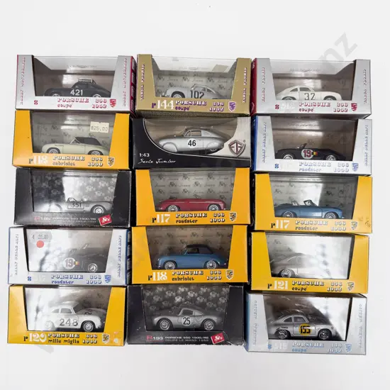 15 Boxed Brumm Porsche Models