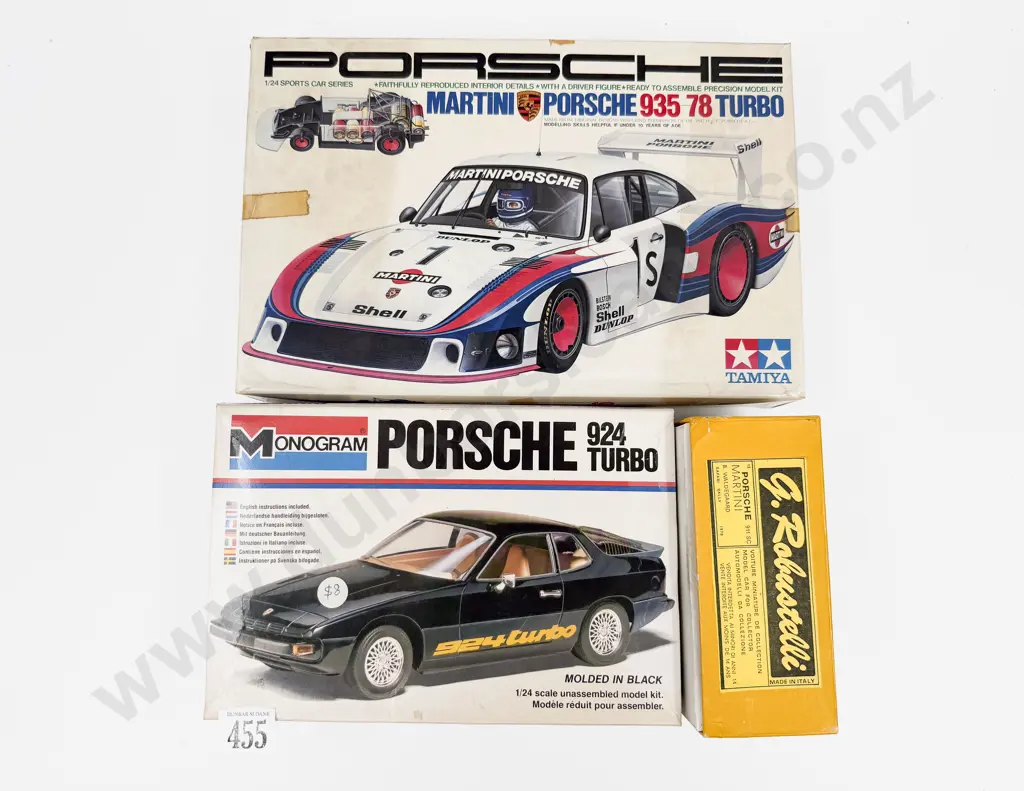 Three Uncompleted Kit Porsche Models Image 1++