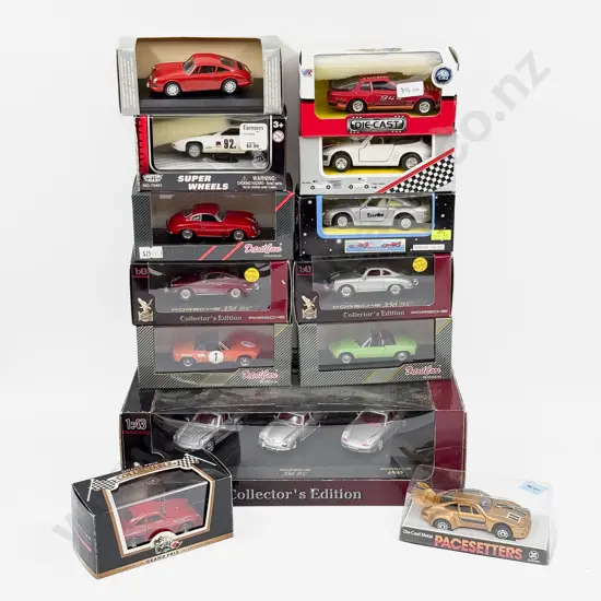 Various Manufacture Boxed Porsche Models
