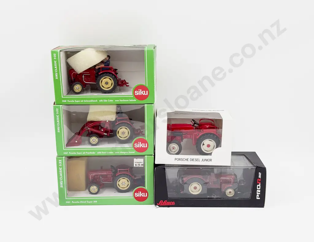 Schuco and Siku Boxed Porsche Tractor Models Image 1++