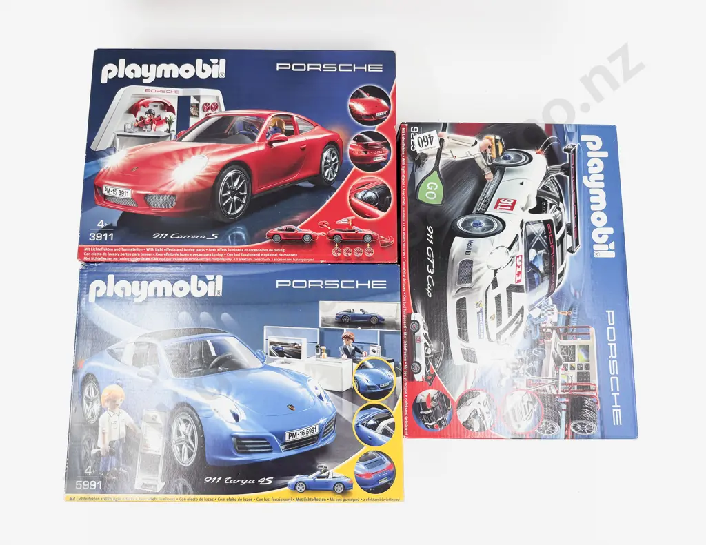 Three Playmobil Completed Porsche Models Image 1++