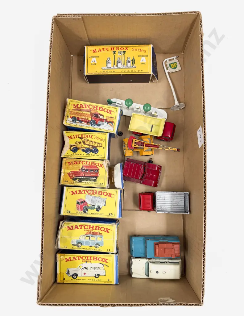 Boxed Matchbox 1-75 Series Models - Playworn Image 1++
