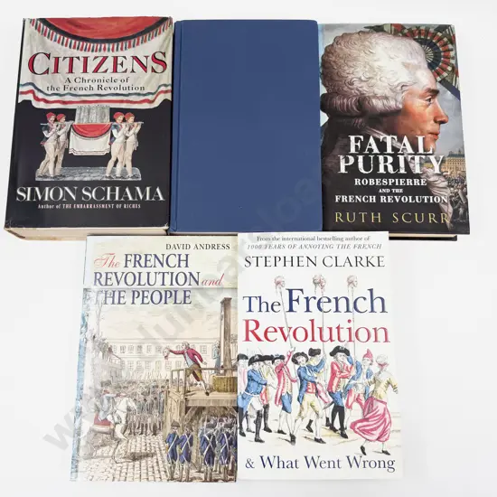 Five Volumes Pertaining To The French Revolution