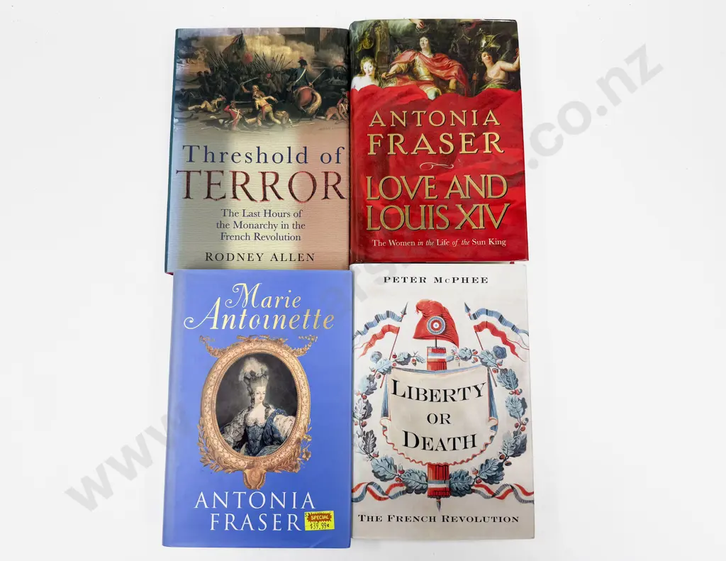 Four Volumes Pertaining To The French Revolution Image 1++