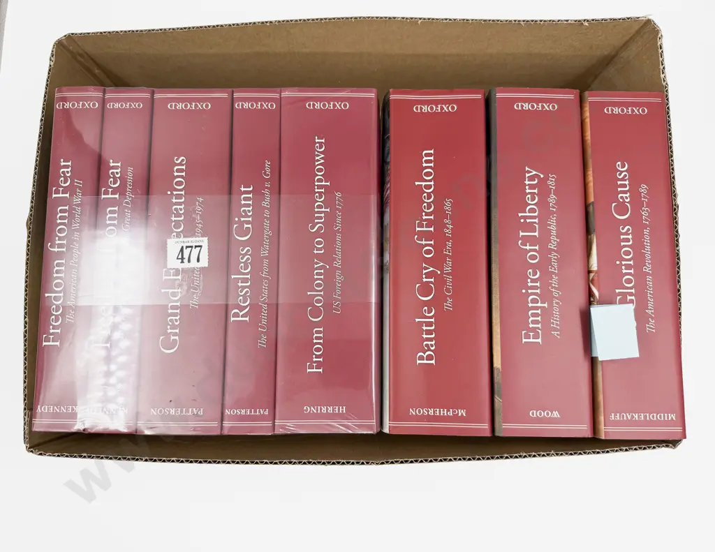 Eight Volumes Oxford History of the United States Image 1++