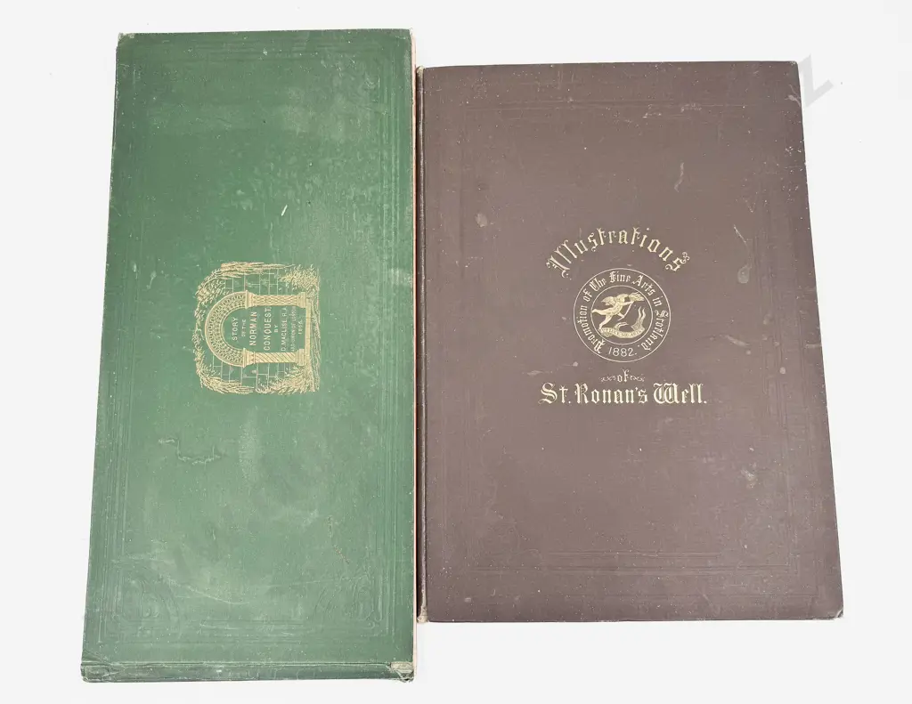 Two Victorian Volumes of Engravings Image 1++