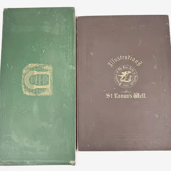 Two Victorian Volumes of Engravings