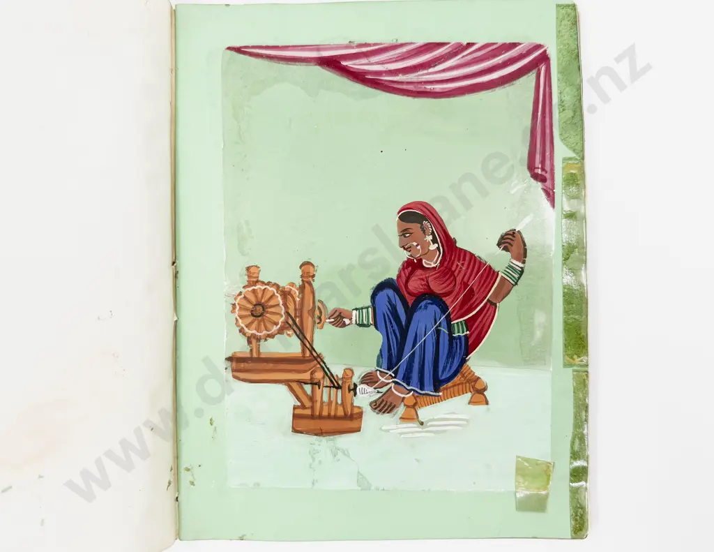 Early C19th Album of Miniature Painting of Indian Life Image 1++