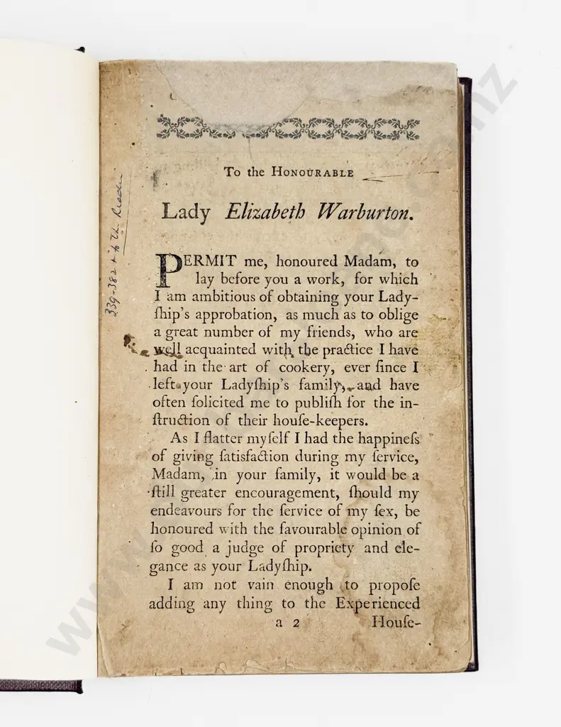Elizabeth Raffald - The Experienced English Housekeeper Image 1++