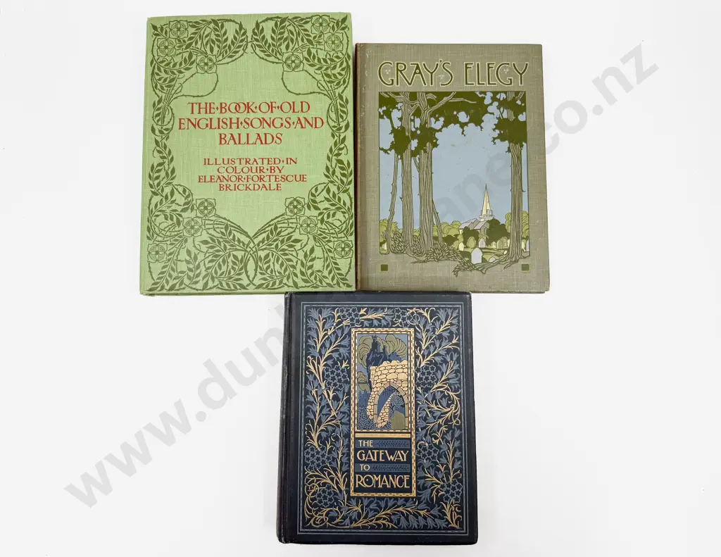 Three Vintage Volumes of Poetry & Song Image 1++