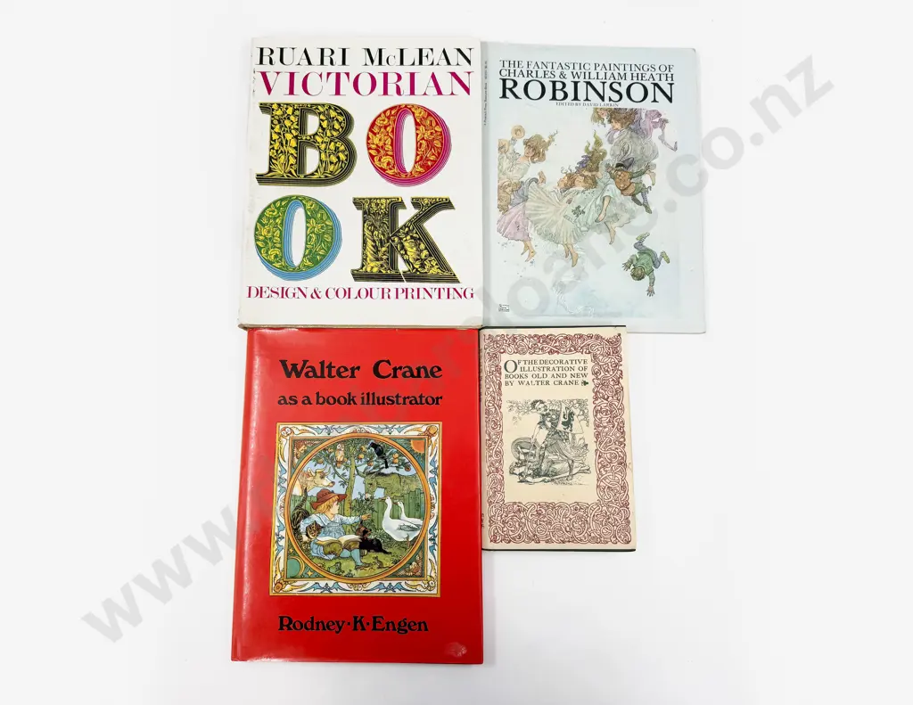 Four Volumes Pertaining to Book Illustration Image 1++