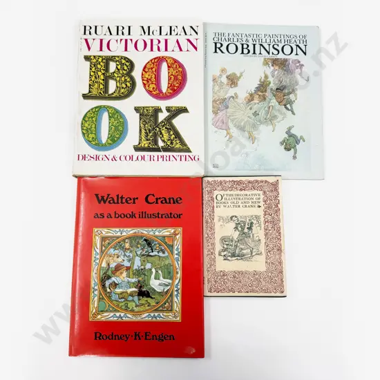 Four Volumes Pertaining to Book Illustration