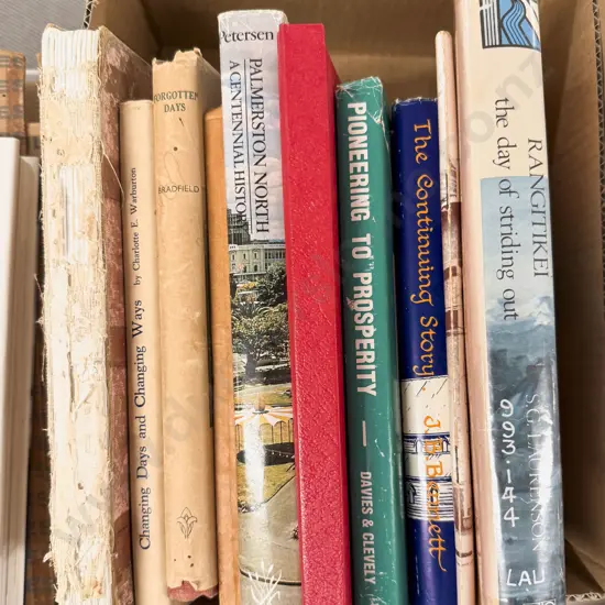 Quantity Assorted Regional Histories - Mainly Palmerston North