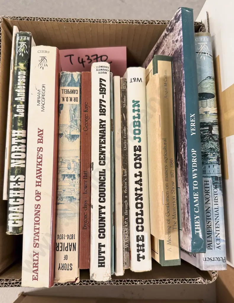 Quantity Assorted Regional Histories - Wellington & Surrounds Image 1++