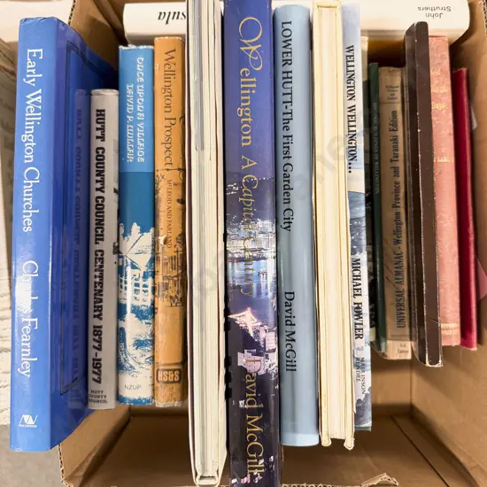 Quantity Assorted Regional Histories - Wellington & Surrounds