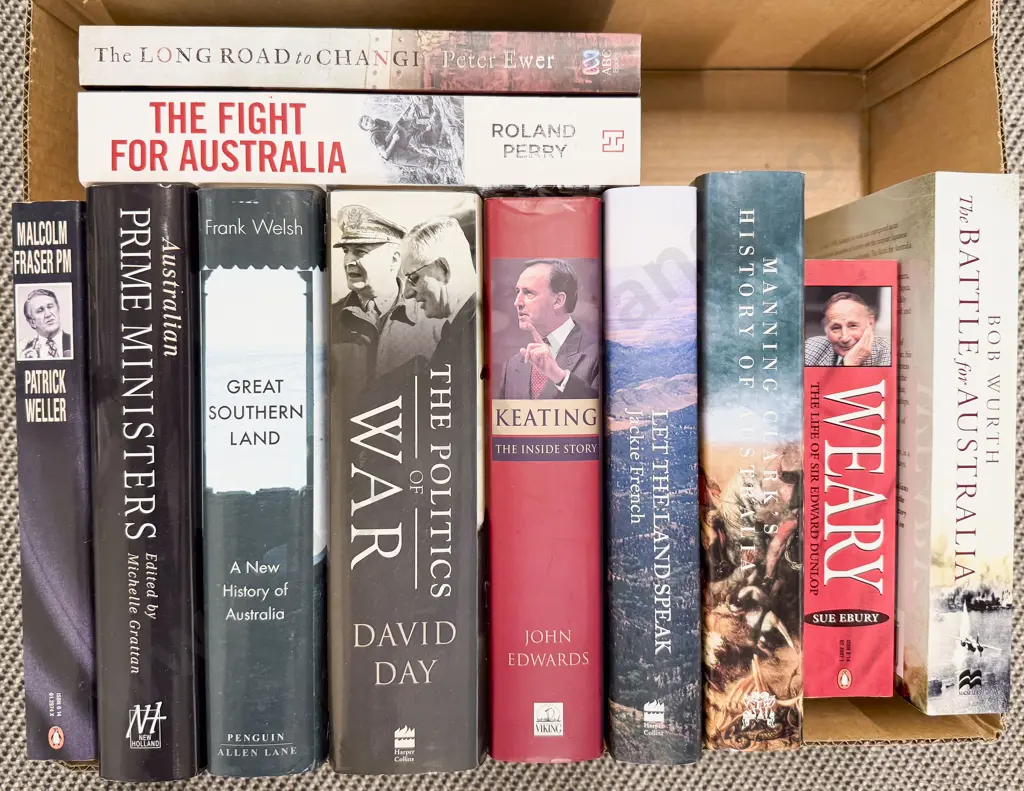 Box Quantity Assorted Australian History Image 1++