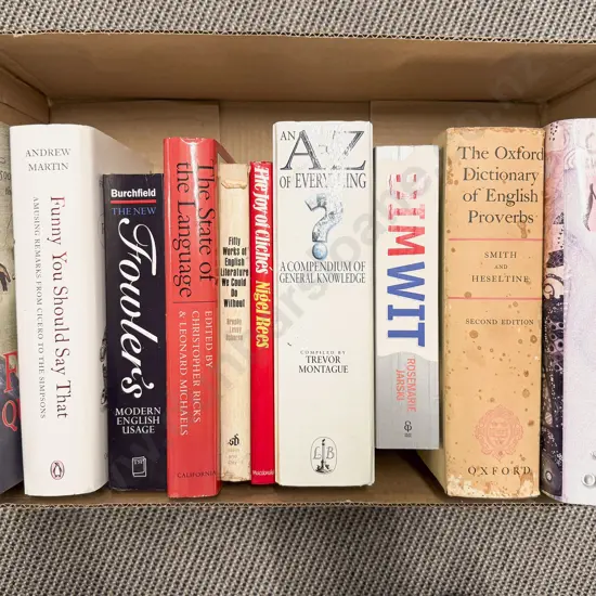 Box Quantity Assorted Literary Reference