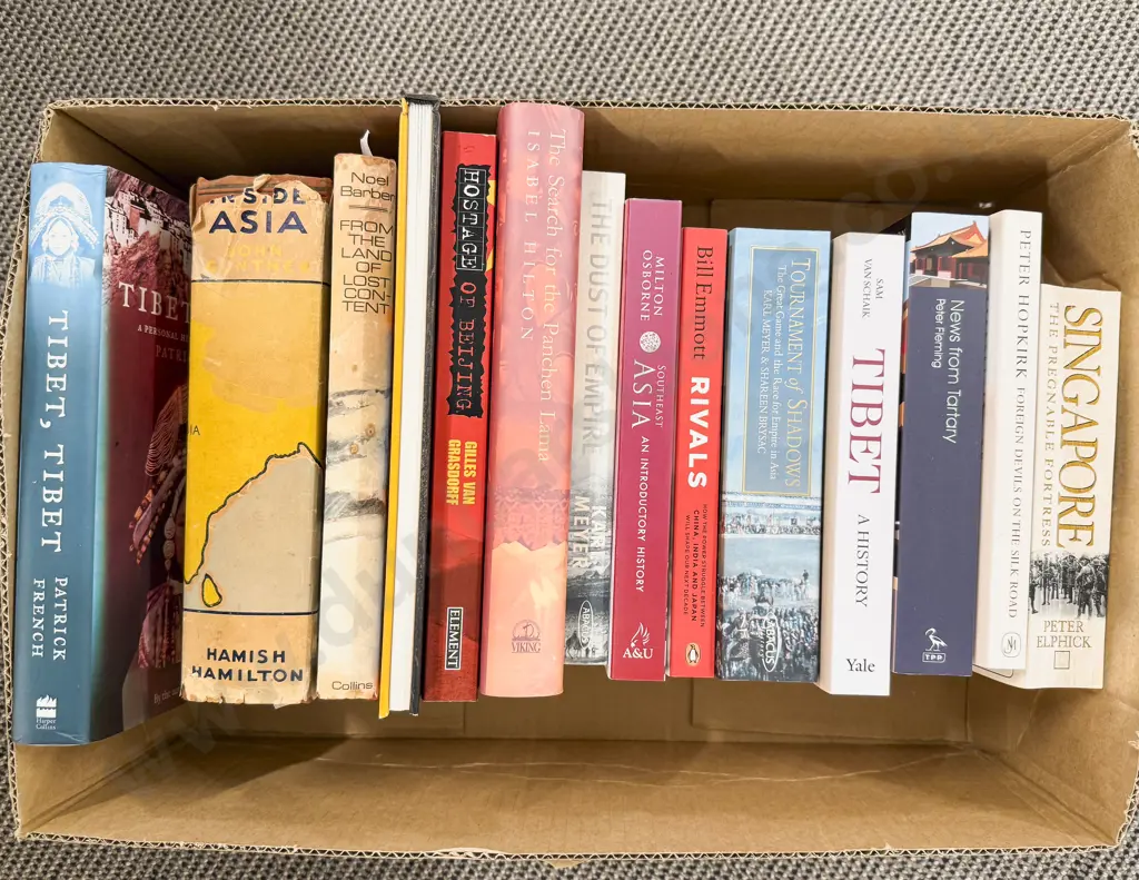 Box Quantity Assorted Tibetan & Asian History Image 1++