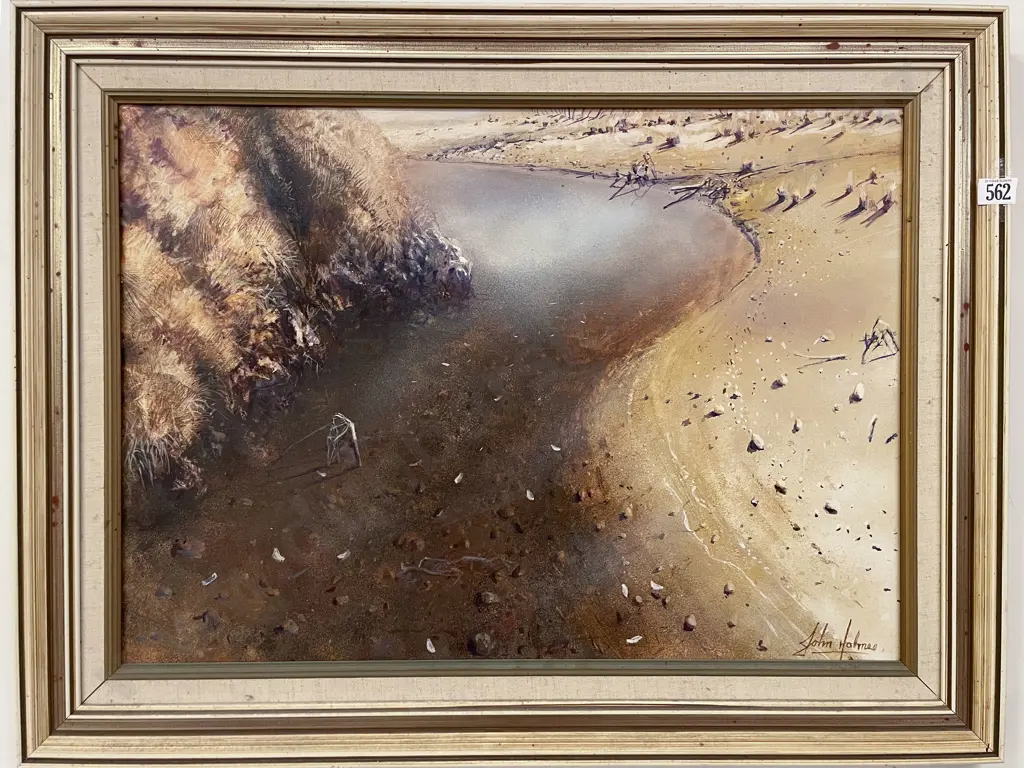 Johnn Holmes - "Stream to the Sea" - Acrylic on Board Image 1++