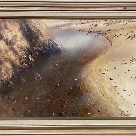 Johnn Holmes - "Stream to the Sea" - Acrylic on Board