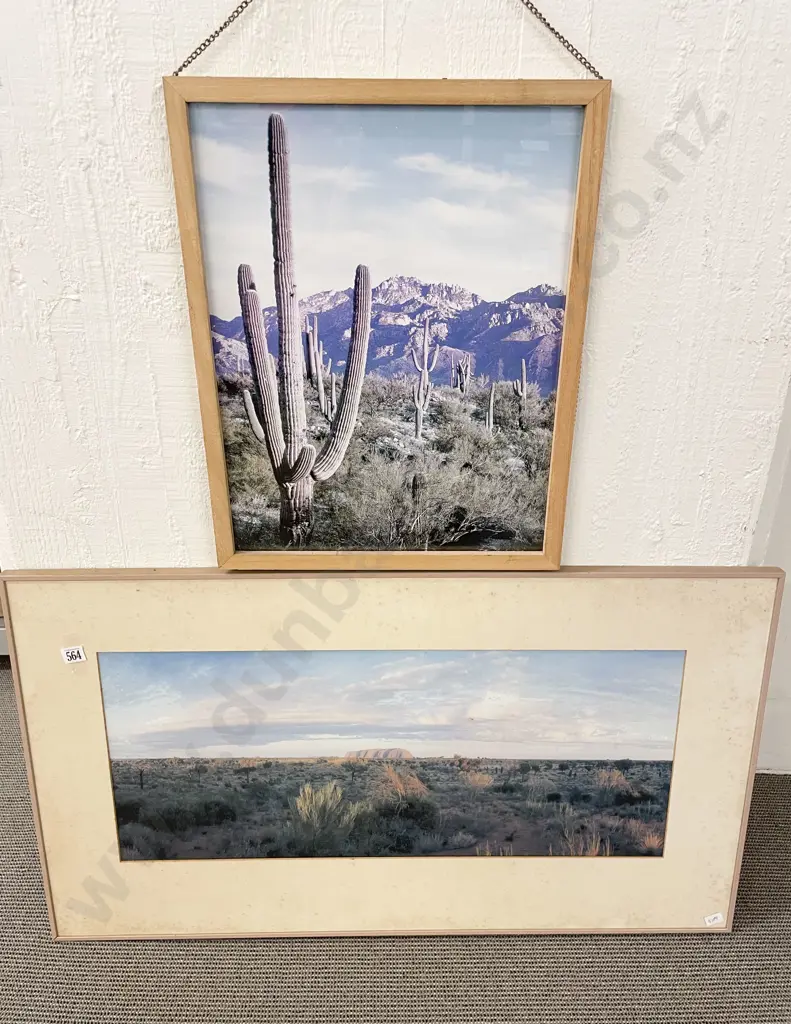Two Framed Photographic Prints Image 1++