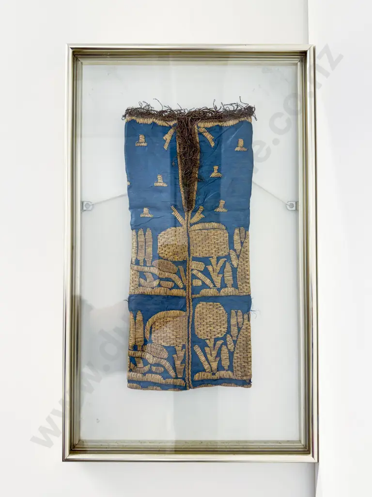 Framed Antique Chinese Kimono Cuff Image 1++
