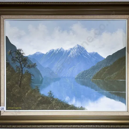 Mike McCormack - "Lake Tekapo" - Oil on Board