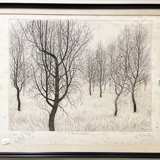 Gary Tricker - "Silver Birches" - Etching A/P