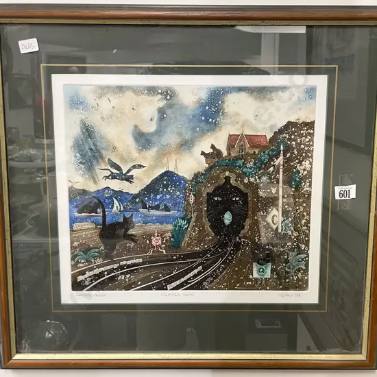 Gary Tricker - "Capital Cats" - Etching A/P