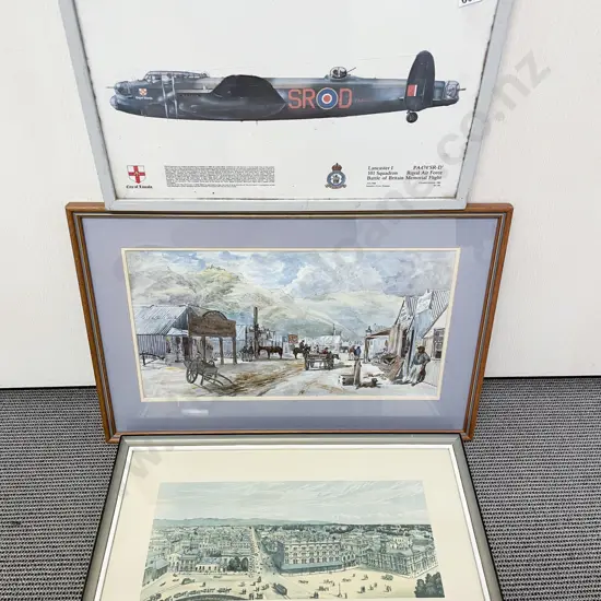 Three Assorted Framed Prints