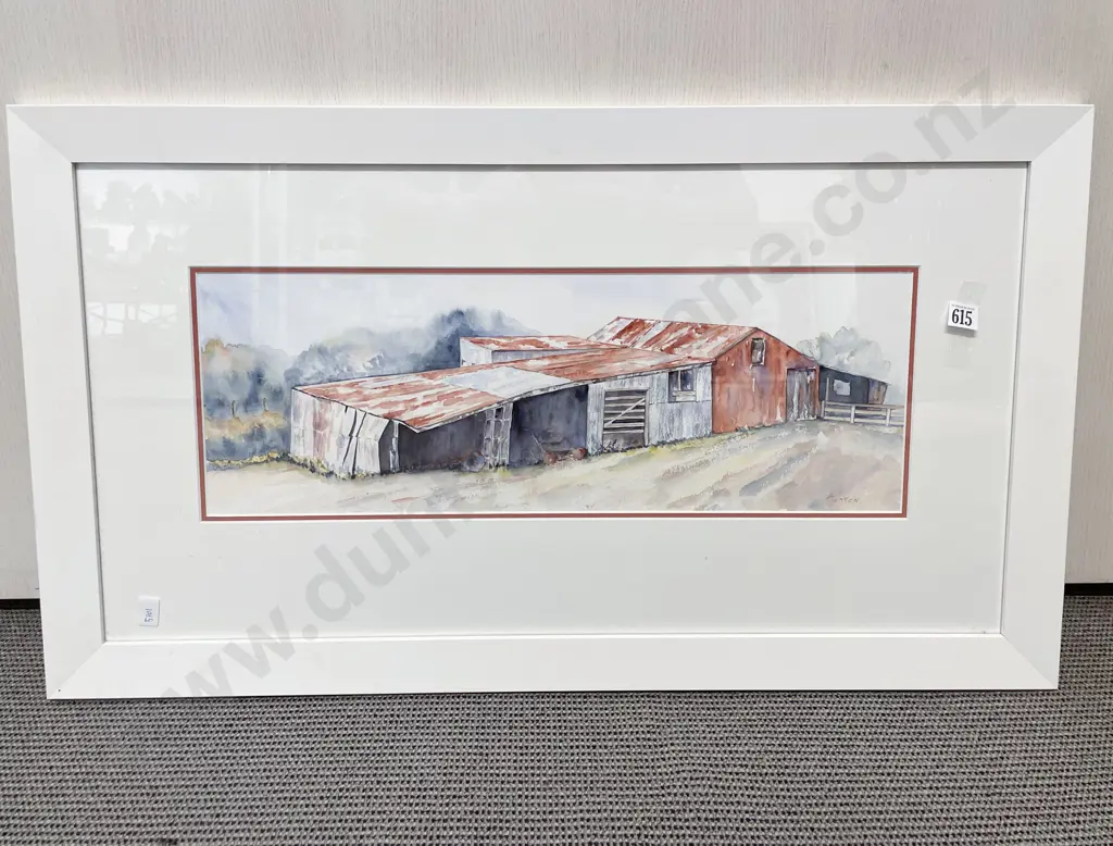 Adrienne Marton - "Buckleton's Barn" - Watercolour Image 1++