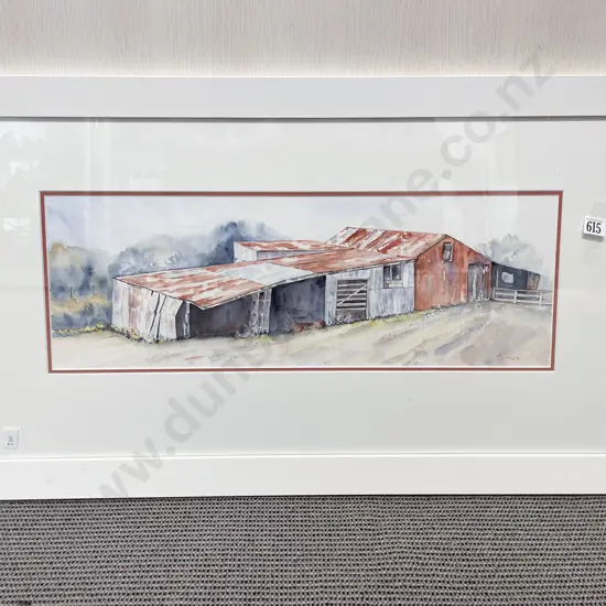 Adrienne Marton - "Buckleton's Barn" - Watercolour