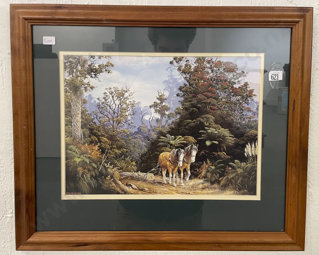 Jeanette Blackburn - "Command Performance" - Frames Reproduction Print Image 1++