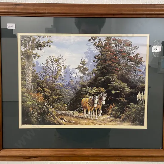Jeanette Blackburn - "Command Performance" - Frames Reproduction Print