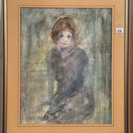Tui McLauchlan - "Adrienne" - Watercolour