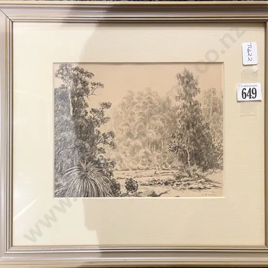 Small E.B. Lattey Pencil Sketch