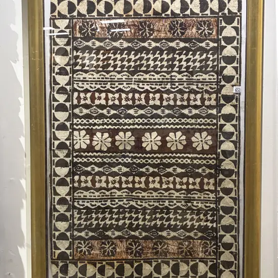 Framed Tapa Cloth