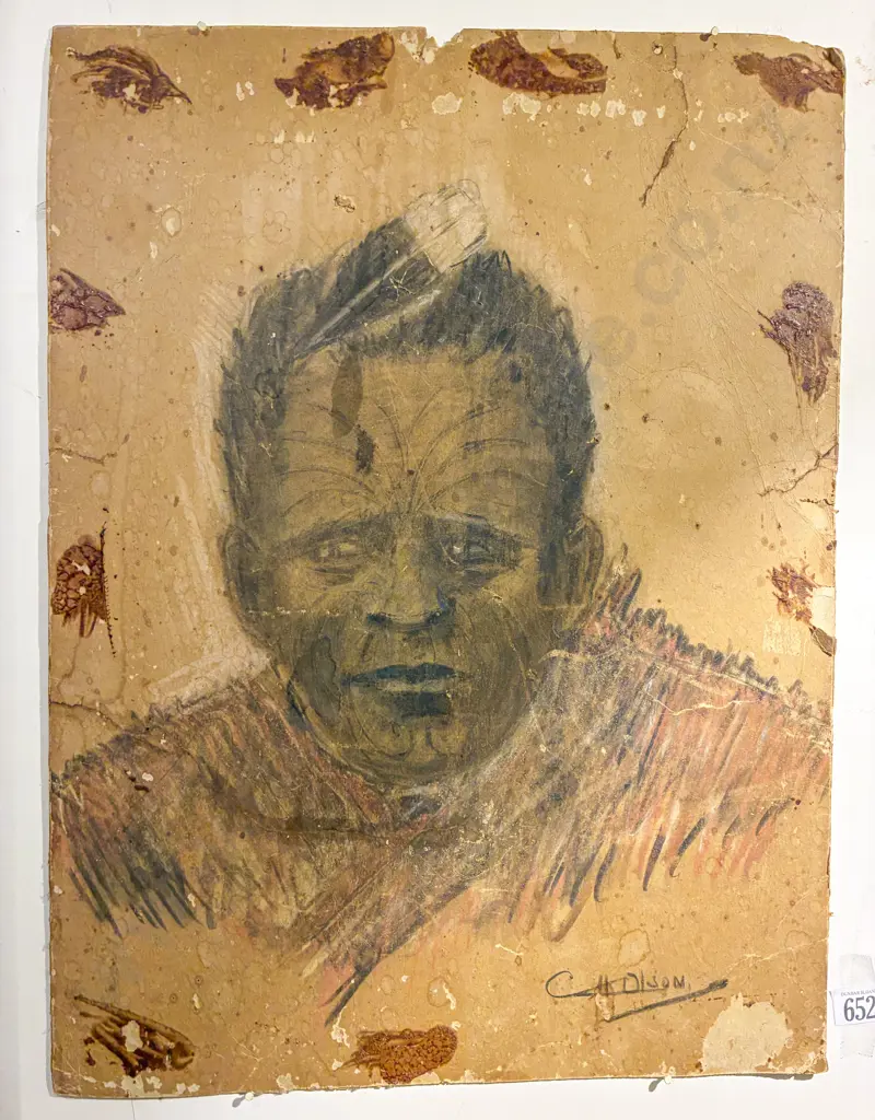 C. H. Olson - Pastel Portrait (Unframed) Image 1++