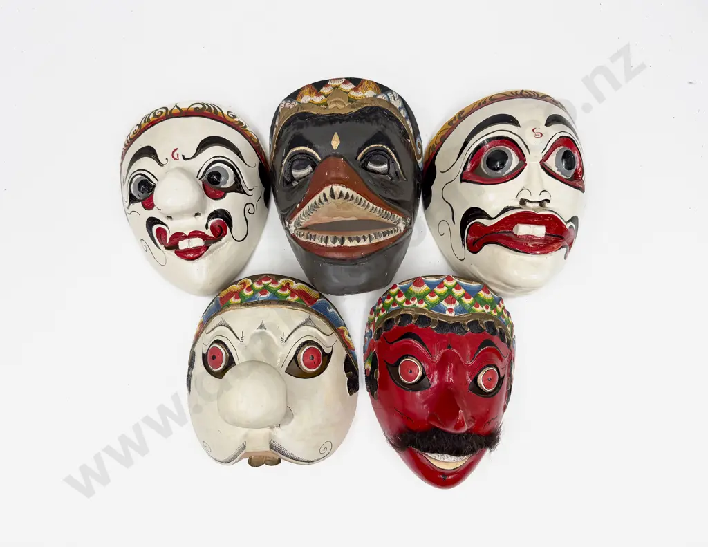 Five Assorted Masks Image 1++