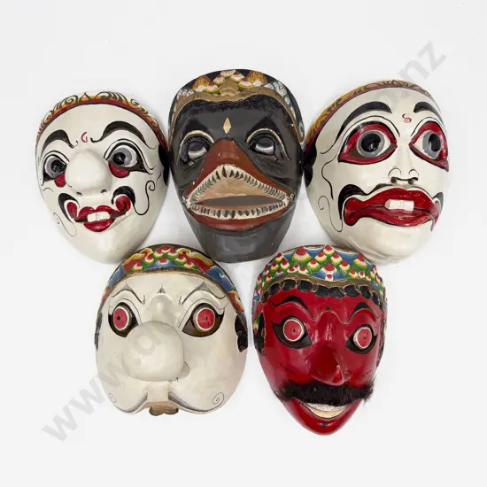 Five Assorted Masks