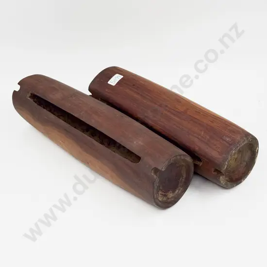 Two Small Pacific Long Drums