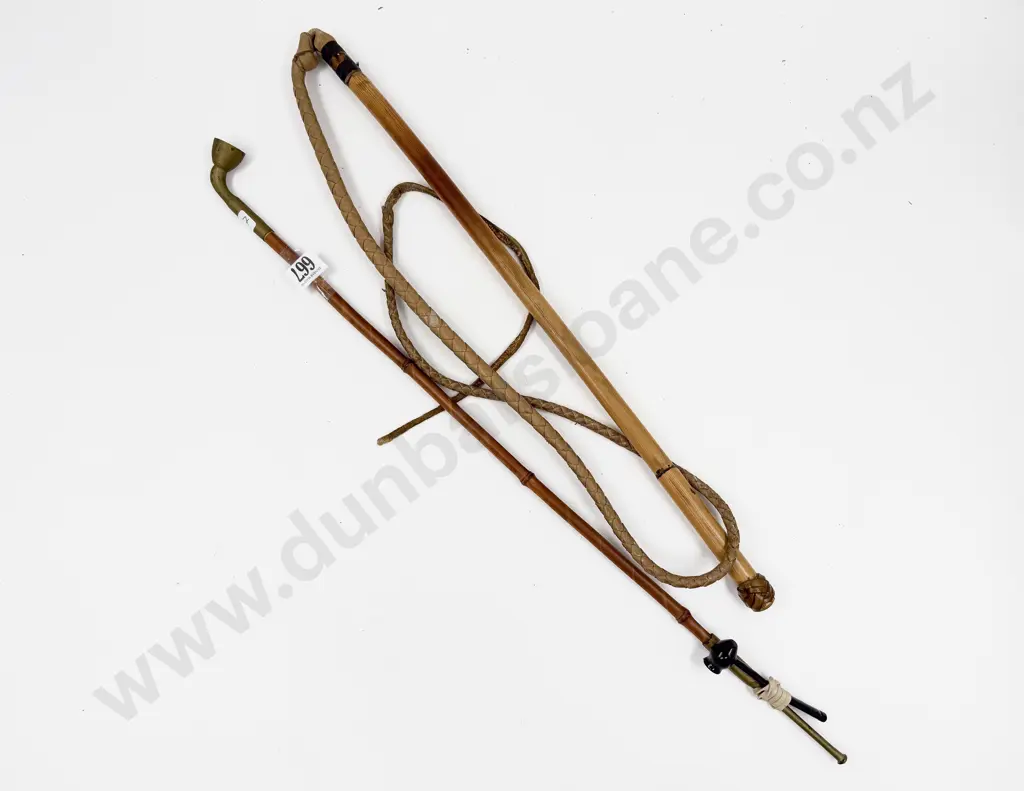 Cane Leather Whip together with Pipe & Smaller Image 1++