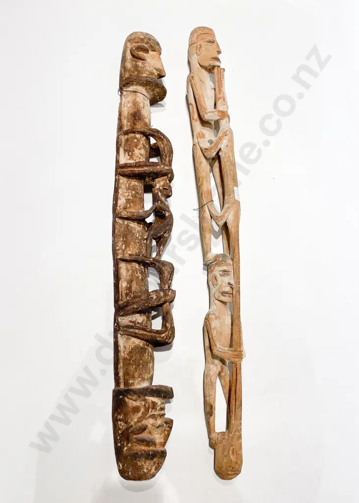 Two PNG Figural Carvings Image 1++
