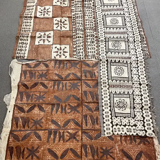 Three Tapa Cloths